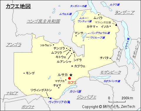 カフエ地図