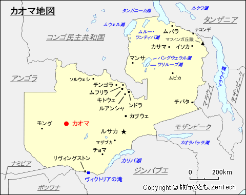 カオマ地図