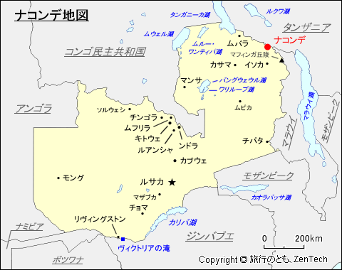 ナコンデ地図