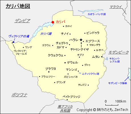 カリバ地図