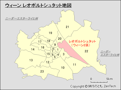 ウィーン レオポルトシュタット地図