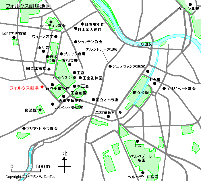 フォルクス劇場地図
