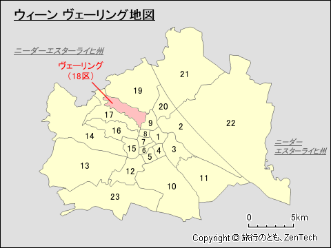 ウィーン ヴェーリング地図