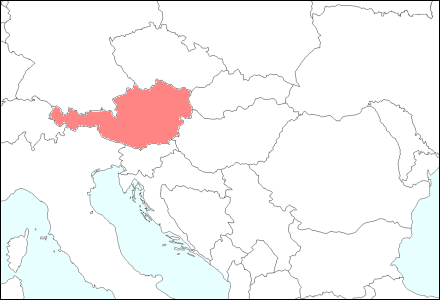 オーストリア地図 旅行のとも Zentech