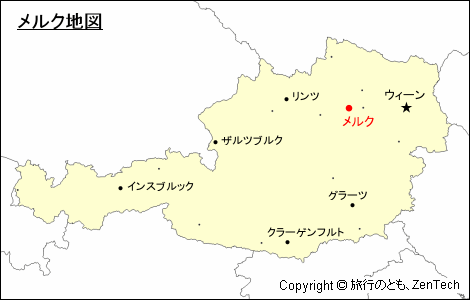 オーストリアにおけるメルク地図