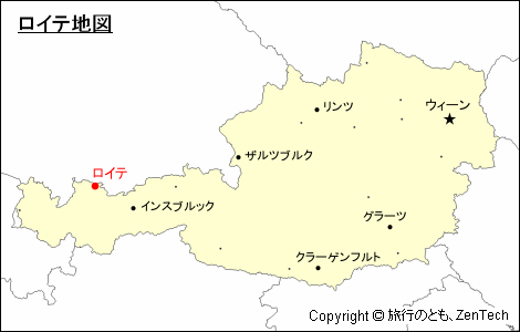 オーストリアにおけるロイテ地図