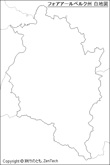 フォアアールベルク州 白地図
