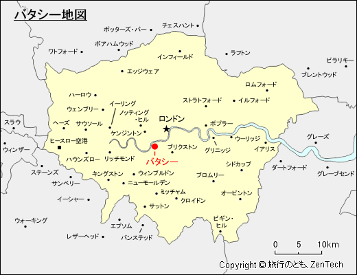 バタシー地図
