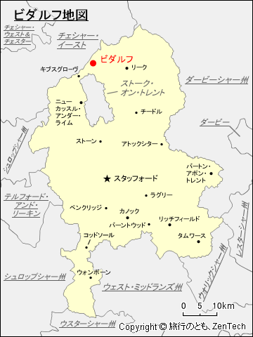 ビダルフ地図