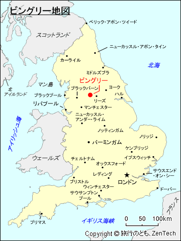 ビングリー地図