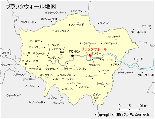 ブラックウォール地図