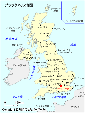 ブラックネル地図