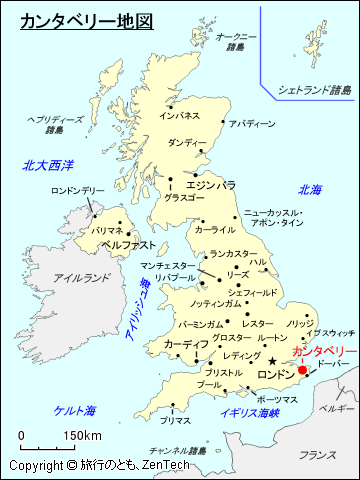 カンタベリー地図