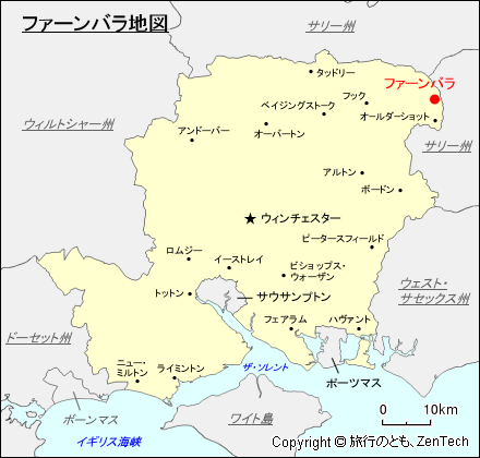 ファーンバラ地図