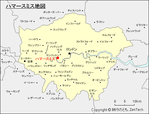 ハマースミス地図