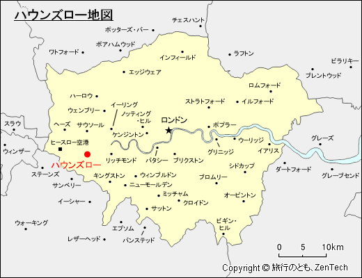 ハウンズロー地図