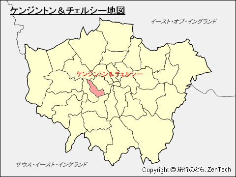 グレーター ロンドン ケンジントン地図 旅行のとも Zentech グレーター ロンドン ケンジントン地図 旅行のとも Zentech