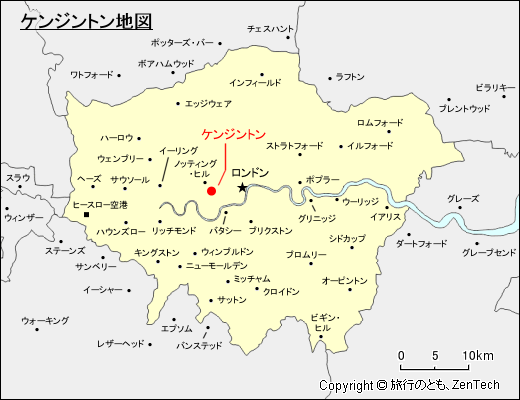 ケンジントン地図