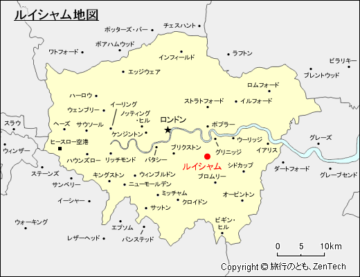 ルイシャム地図