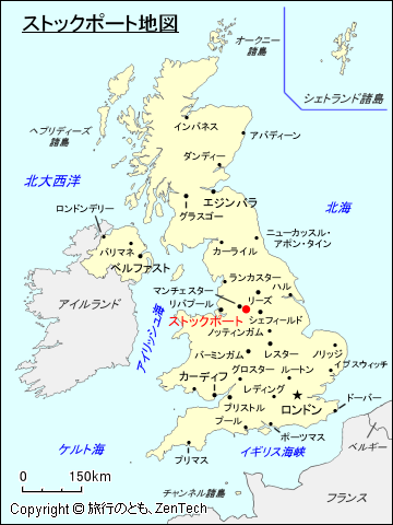 ストックポート地図