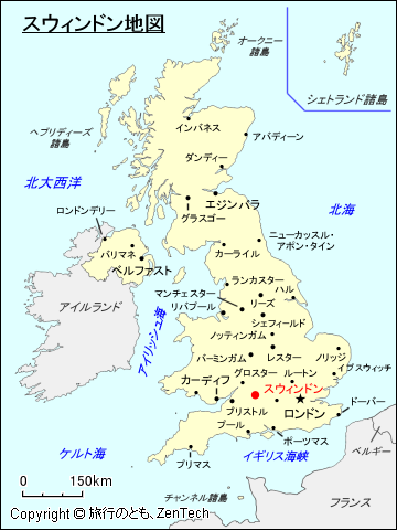 スウィンドン地図