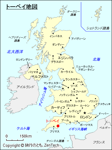 トーベイ地図