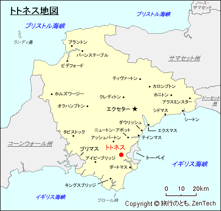 トトネス地図