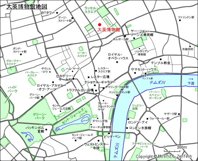 大英博物館地図