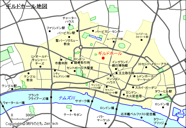 ギルドホール地図