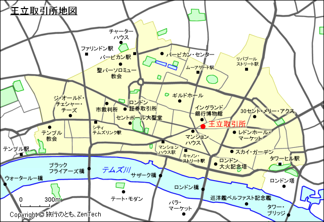 王立取引所地図