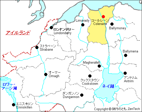 コールレーン地図