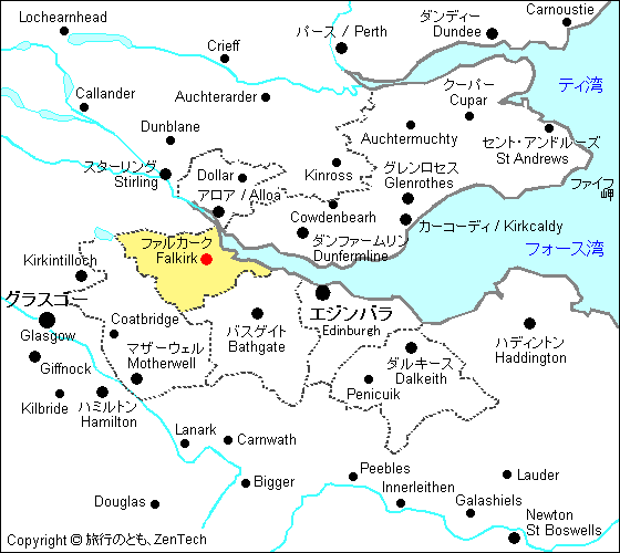 フォルカーク地図