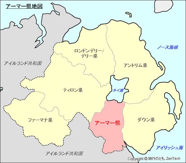 アーマー県地図