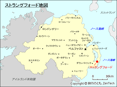 ストラングフォード地図