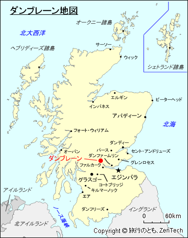 ダンブレーン地図