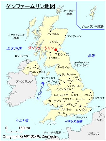 ダンファームリン地図