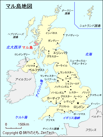 マル島地図