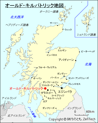 オールド・キルパトリック地図