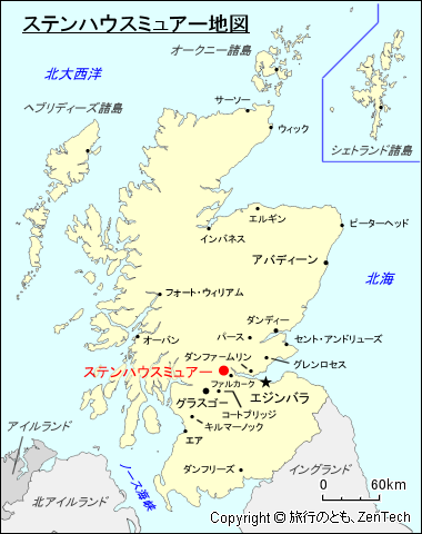 ステンハウスミュアー地図