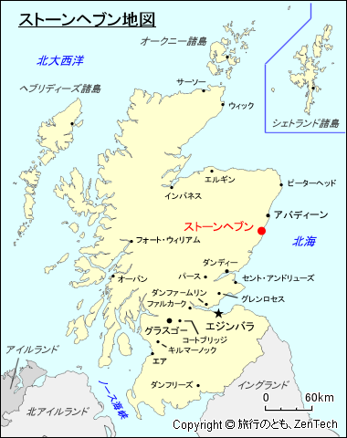 ストーンヘブン地図