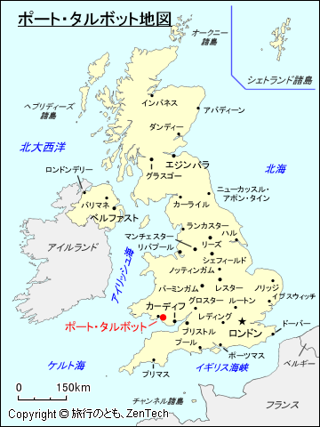 ポート・タルボット地図