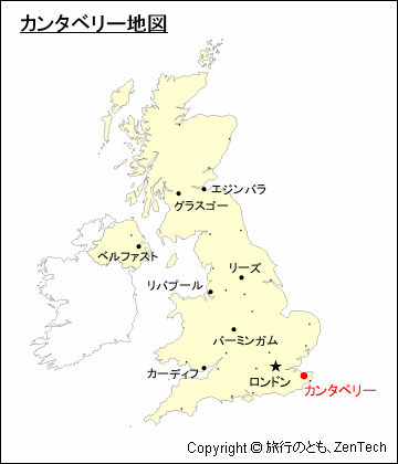 カンタベリー地図