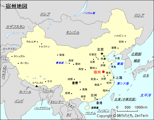 宿州地図
