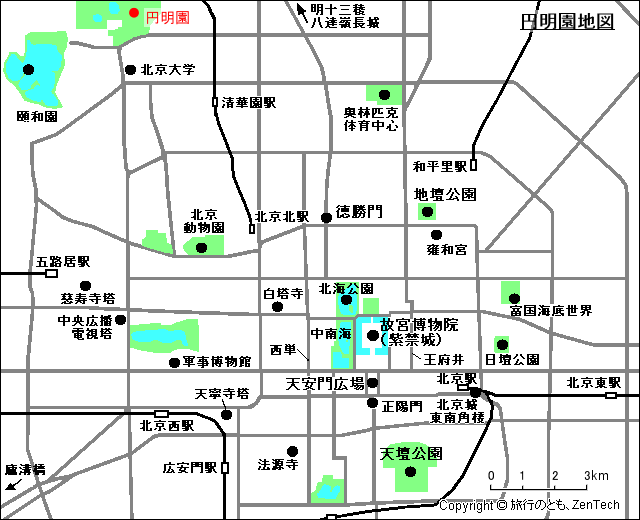 円明園地図