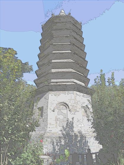 万松老人塔