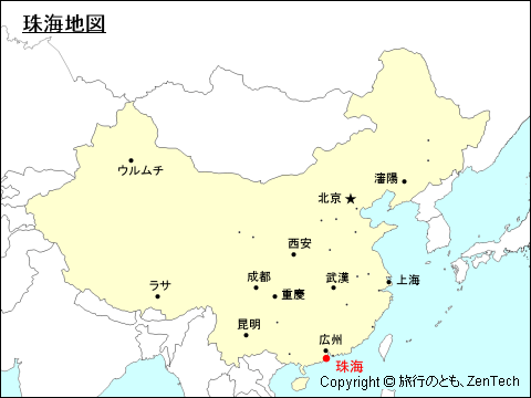 珠海地図