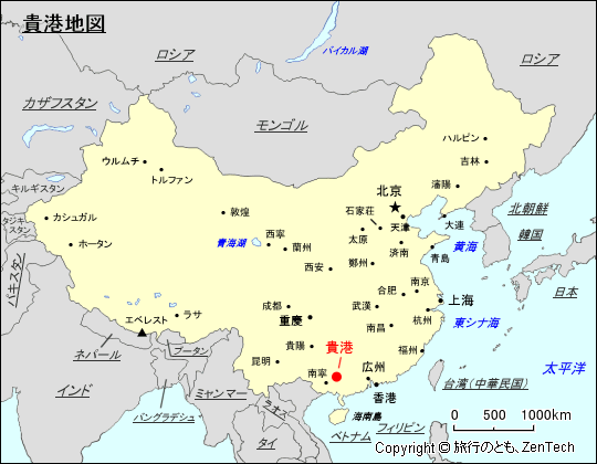 貴港地図