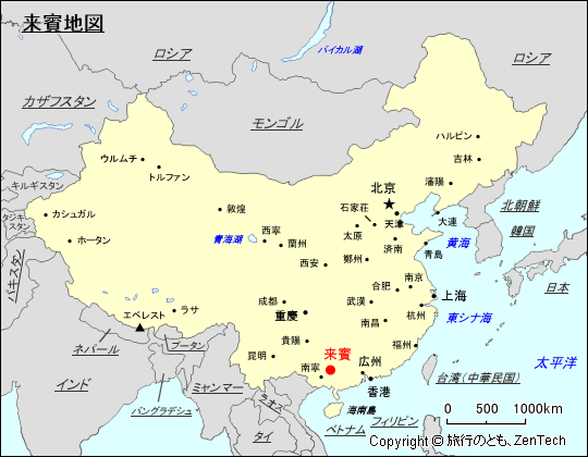 来賓地図