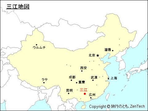 三江地図