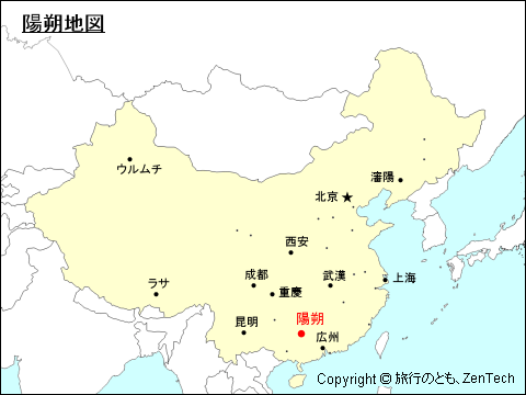 陽朔地図